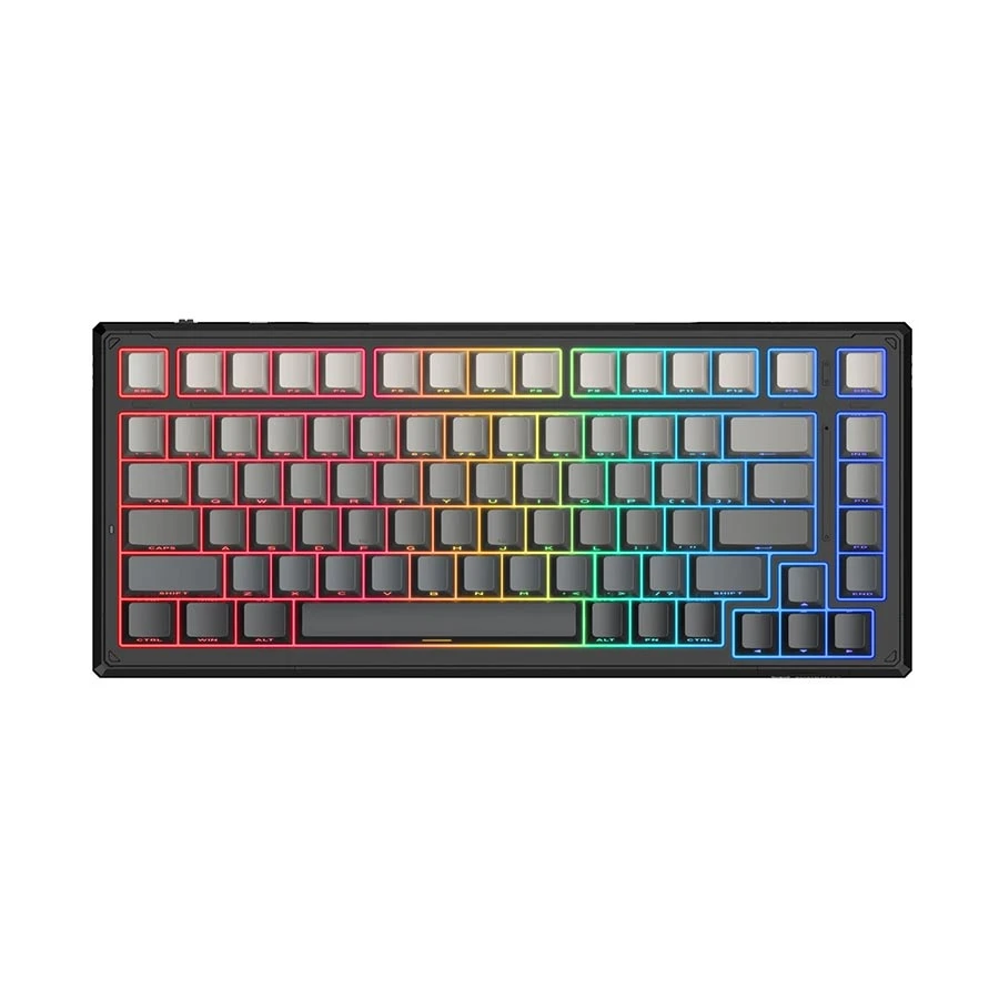 ONIKUMA G83 Tri Mode RGB Hot Swap (Huano linear Switch) -Gray Mechanical Gaming Keyboard