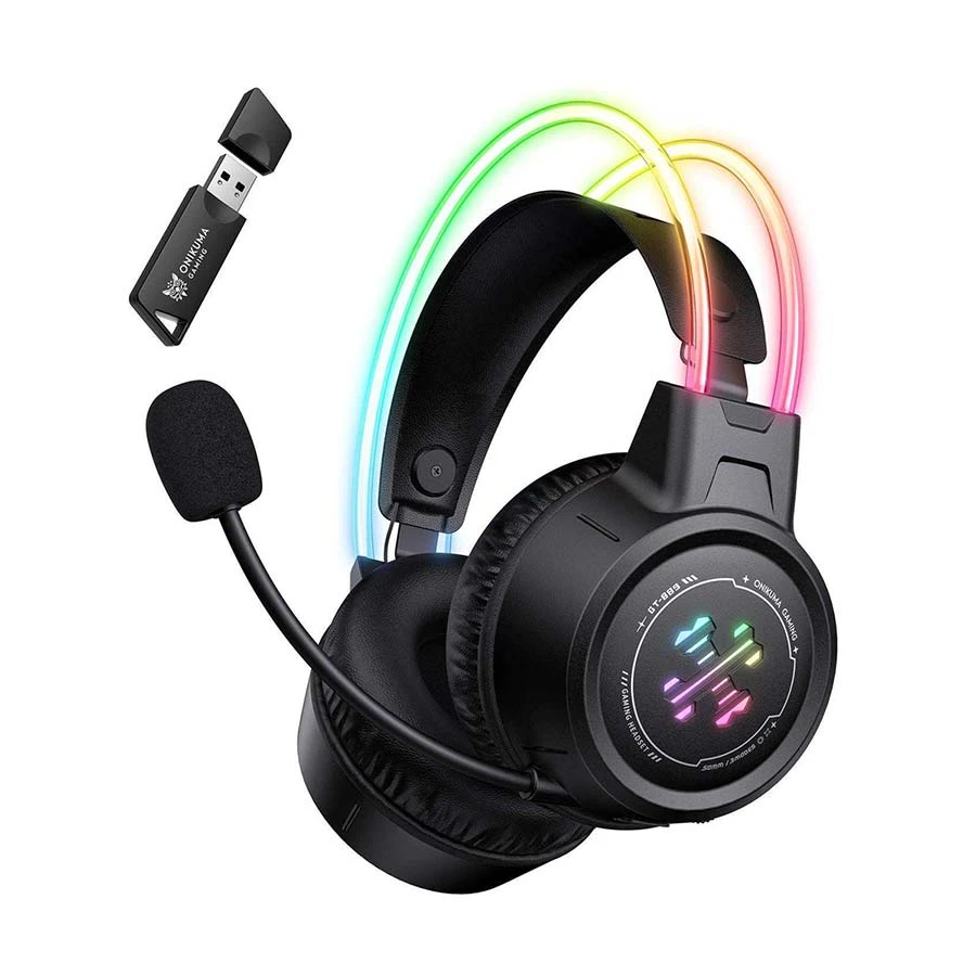 ONIKUMA GT889 RGB Tri-Mode Wireless Gaming Headset