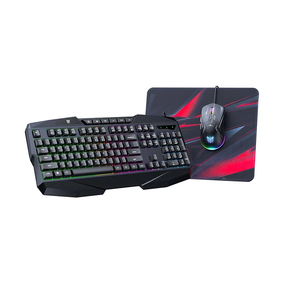ONIKUMA TZ3006 USB Wired Gaming Keyboard, Mouse & Mouse Pad Combo