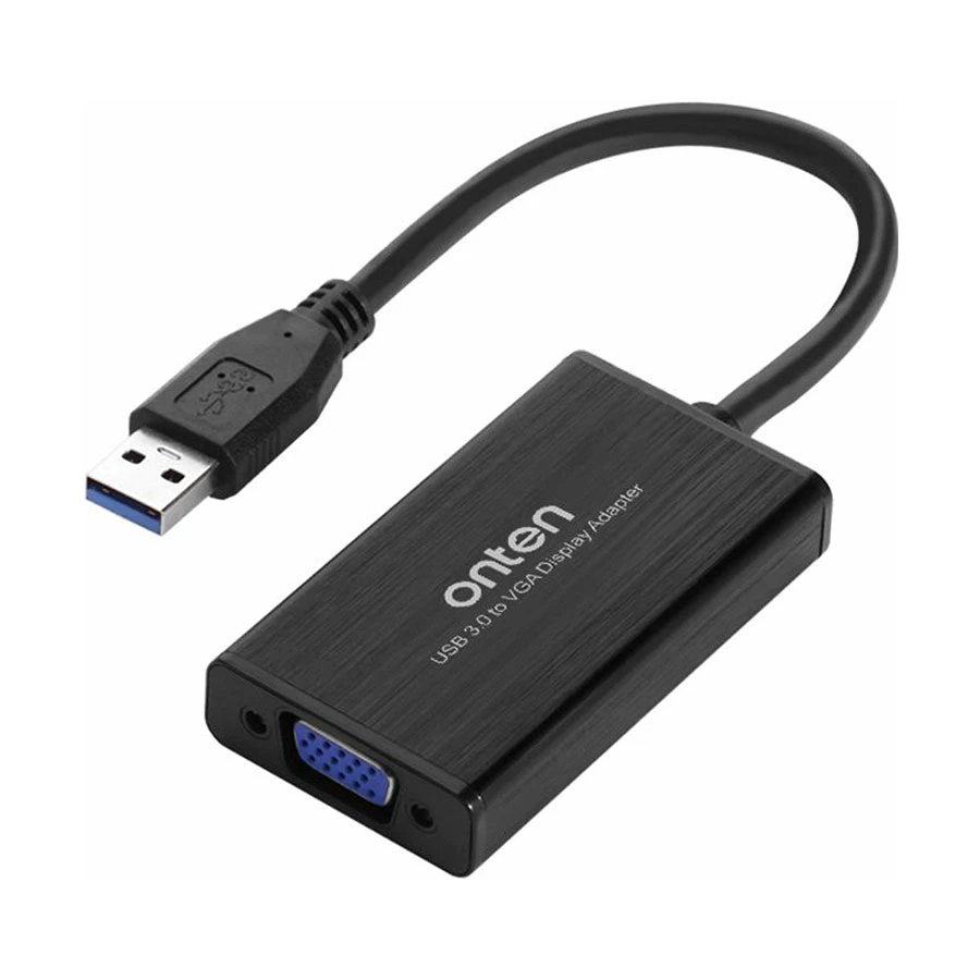 Onten OTN-5201 USB Male to VGA Female Converter #OTN-5201