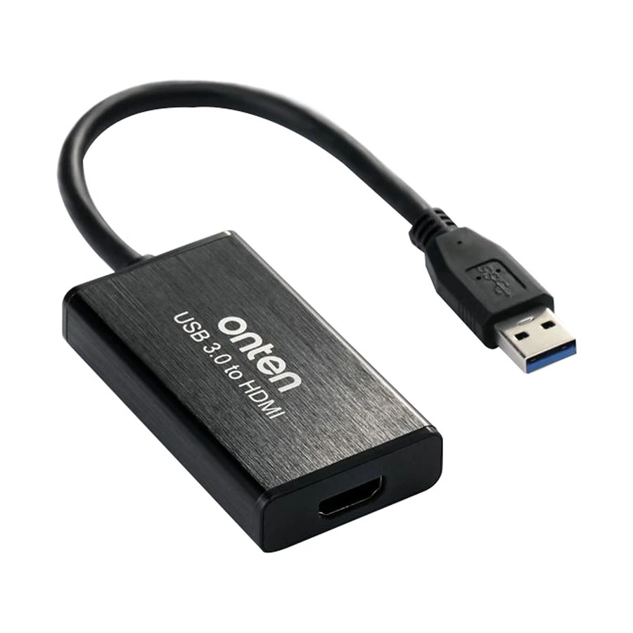 Onten OTN-5202 USB Male to HDMI Female Converter #OTN-5202