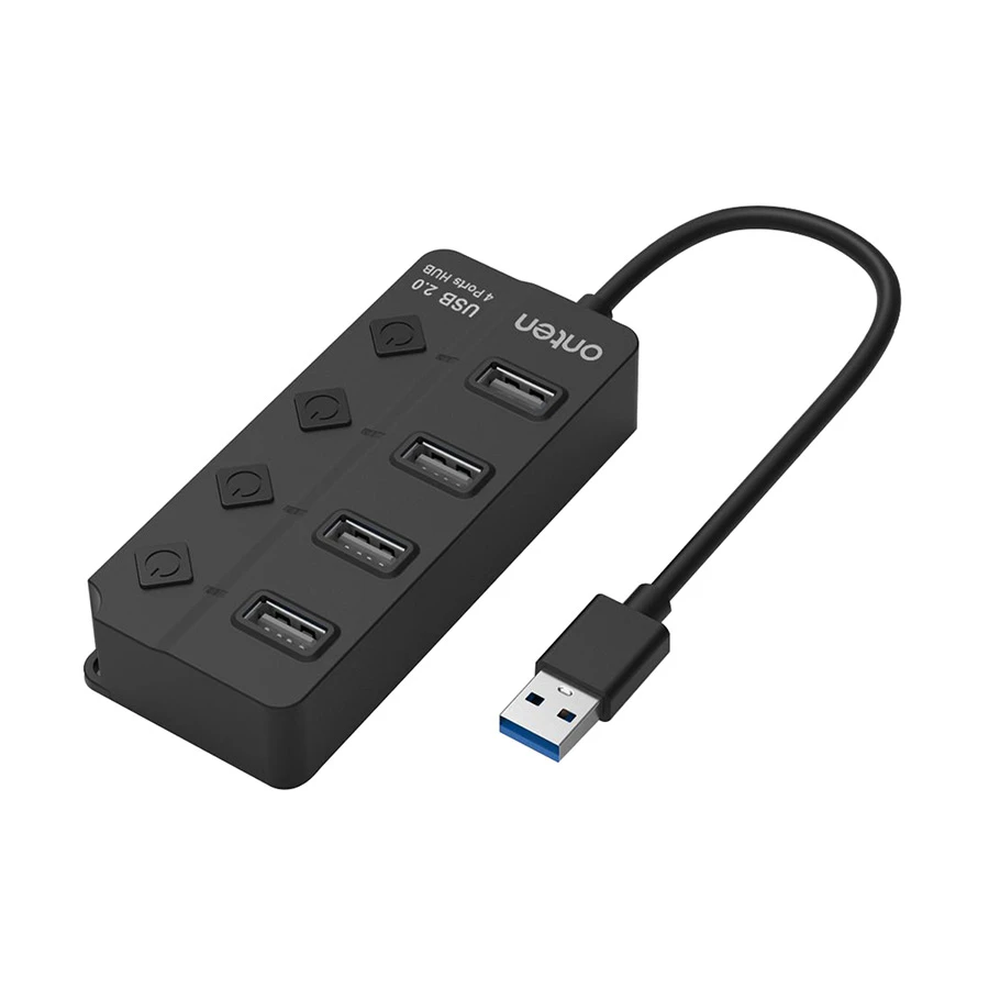 Onten OTN-5302 USB Male to Quad USB Female Hub #OTN-5302