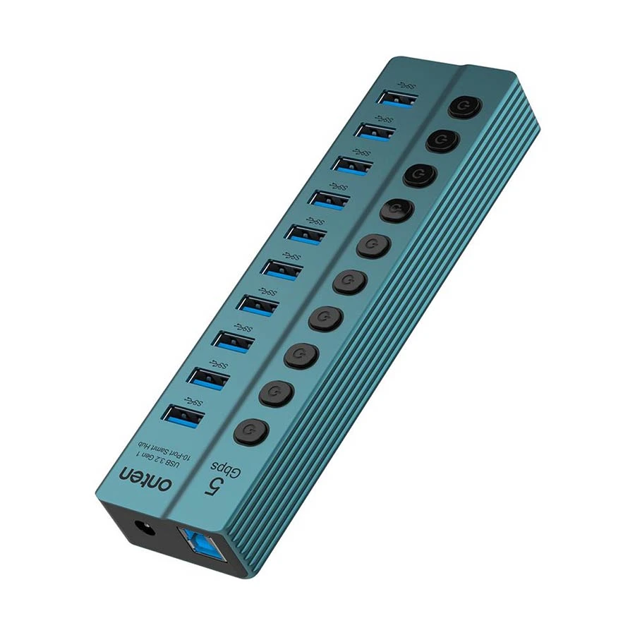 Onten OTN-5308 USB Male to 10 USB Female USB HUB #OTN-5308