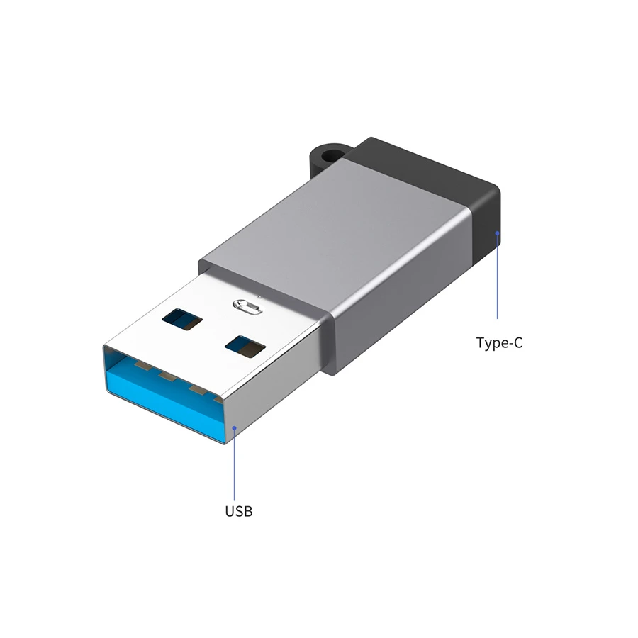 Onten OTN-5311T USB Male to Type-C Female Converter #OTN-5311T