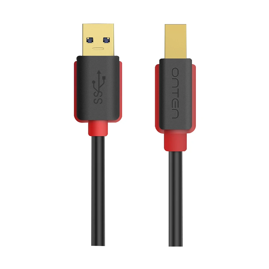 Onten OTN-62001 USB Type-A Male to Type-B Male, 1 Meter, Printer Cable # OTN-62001