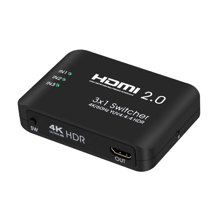 Onten OTN-7593B HDMI Female to Female Switcher with Remote Control