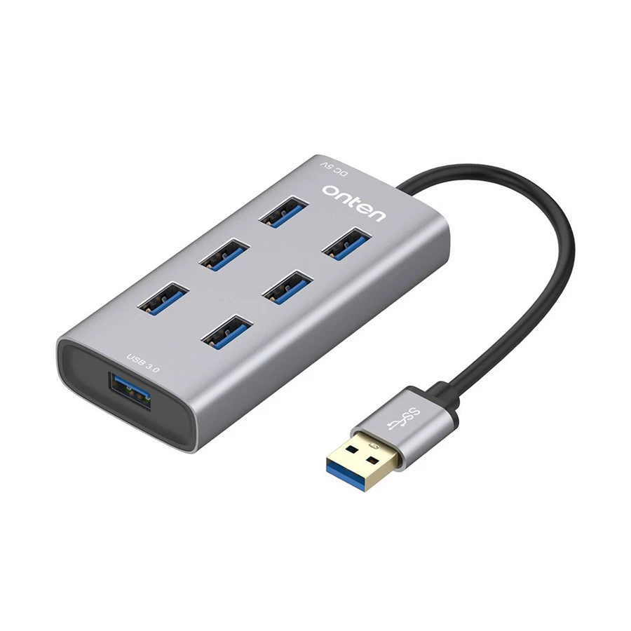 Onten OTN-8108 USB Male to 7 USB Female Hub #OTN-8108