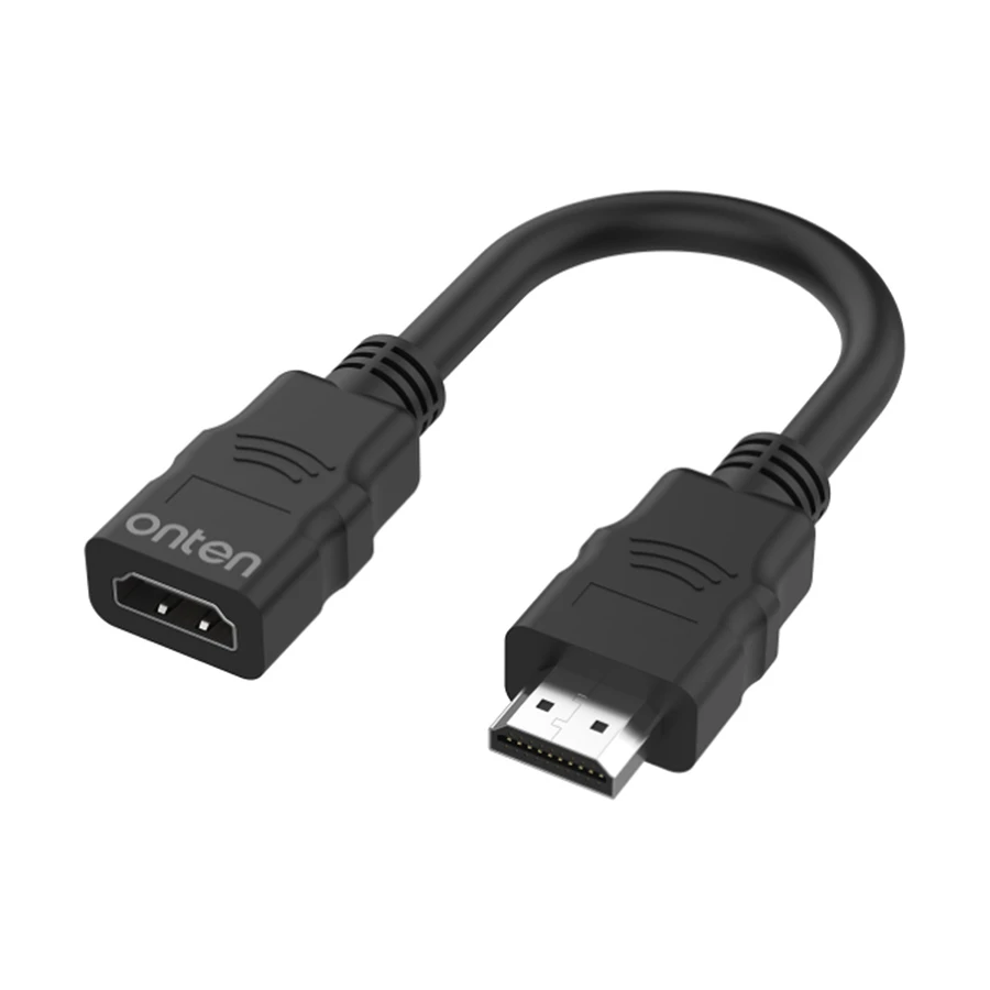 Onten OTN-8310 HDMI 1.4 Male to Female 0.006 Meter, Cable #OTN-8310 (4K)
