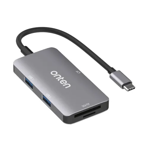 Onten OTN-91182 5 in 1 Type-C Multifunctional Card Reader