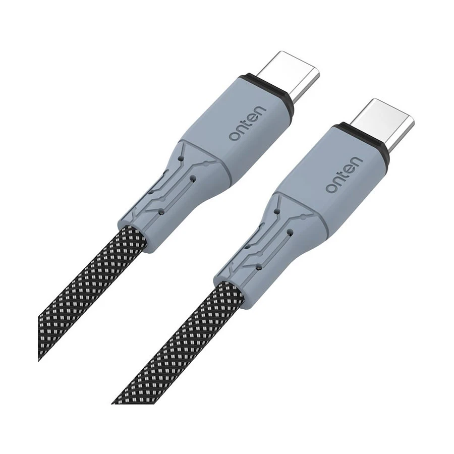 Onten OTN-CC302 USB Type-C Male to Male, 1 Meter, & Gray Charging Cable #OTN-CC302