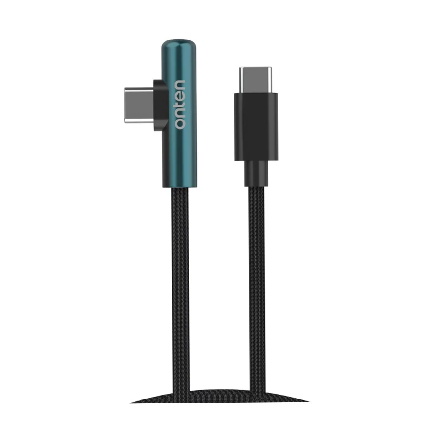 Onten OTN-CC329 USB Type-C Male to Male, 2 Meter, Elbow Charging & Data Cable #OTN-CC329