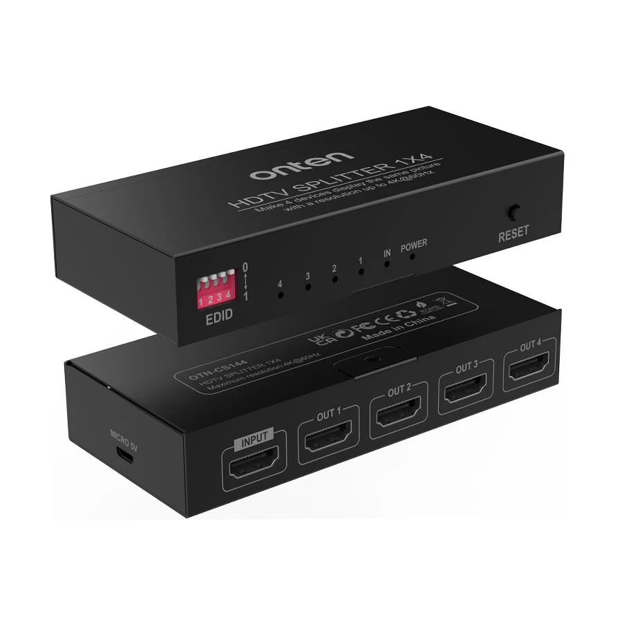 Onten OTN-CS144 HDMI Female to Female Splitter