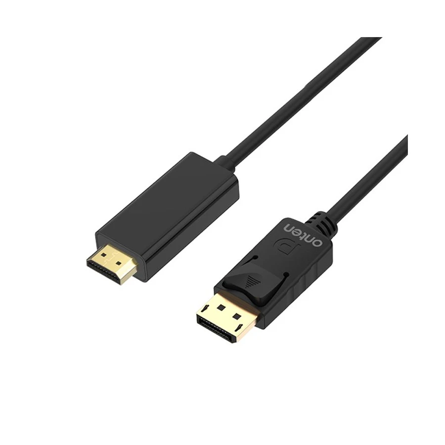 Onten OTN-DP303 DisplayPort Male to HDMI Male, 1.8 Meter, Cable #OTN-DP303
