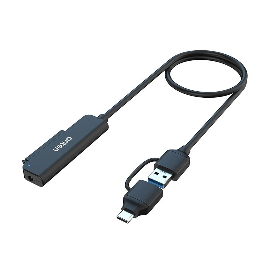 Onten OTN-UCA311 USB & USB-C Male to SATA Male Converter