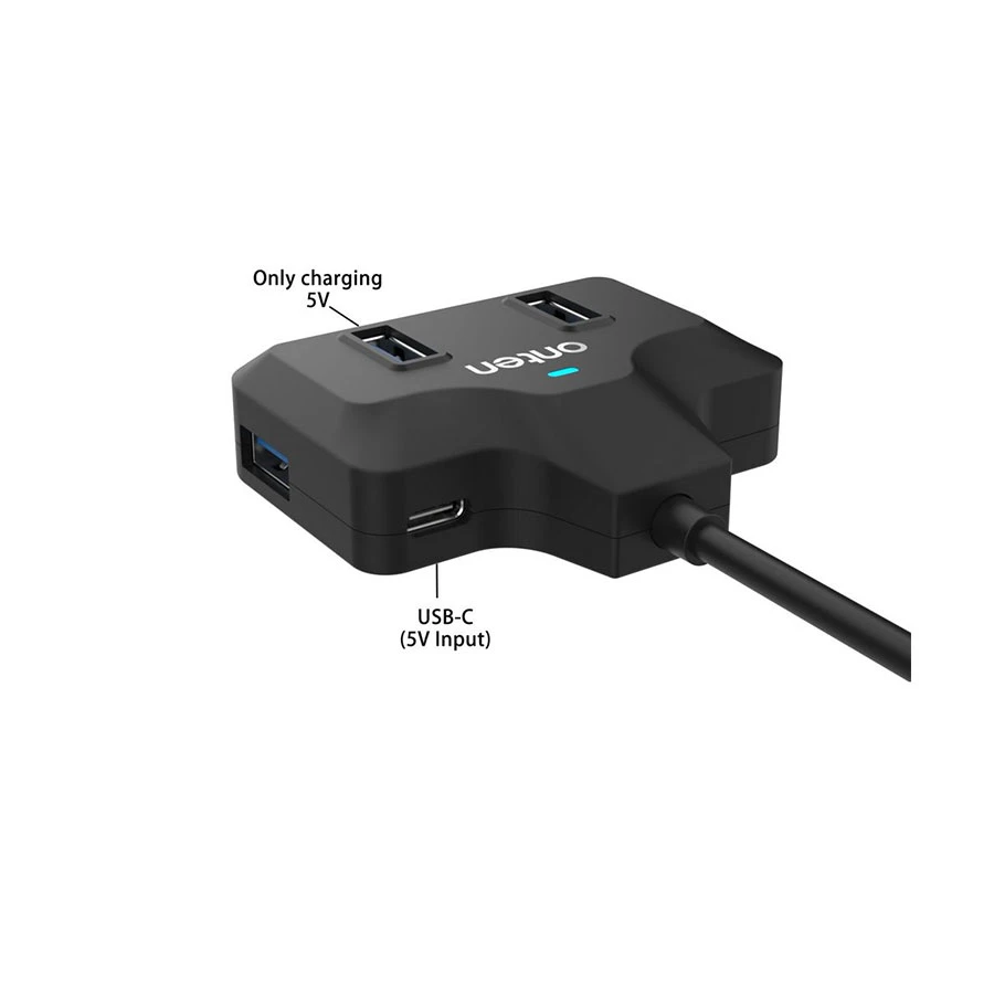 Onten OTN-UCA5310 USB-C/USB Male to Quad USB Female Hub #OTN-UCA5310 product view