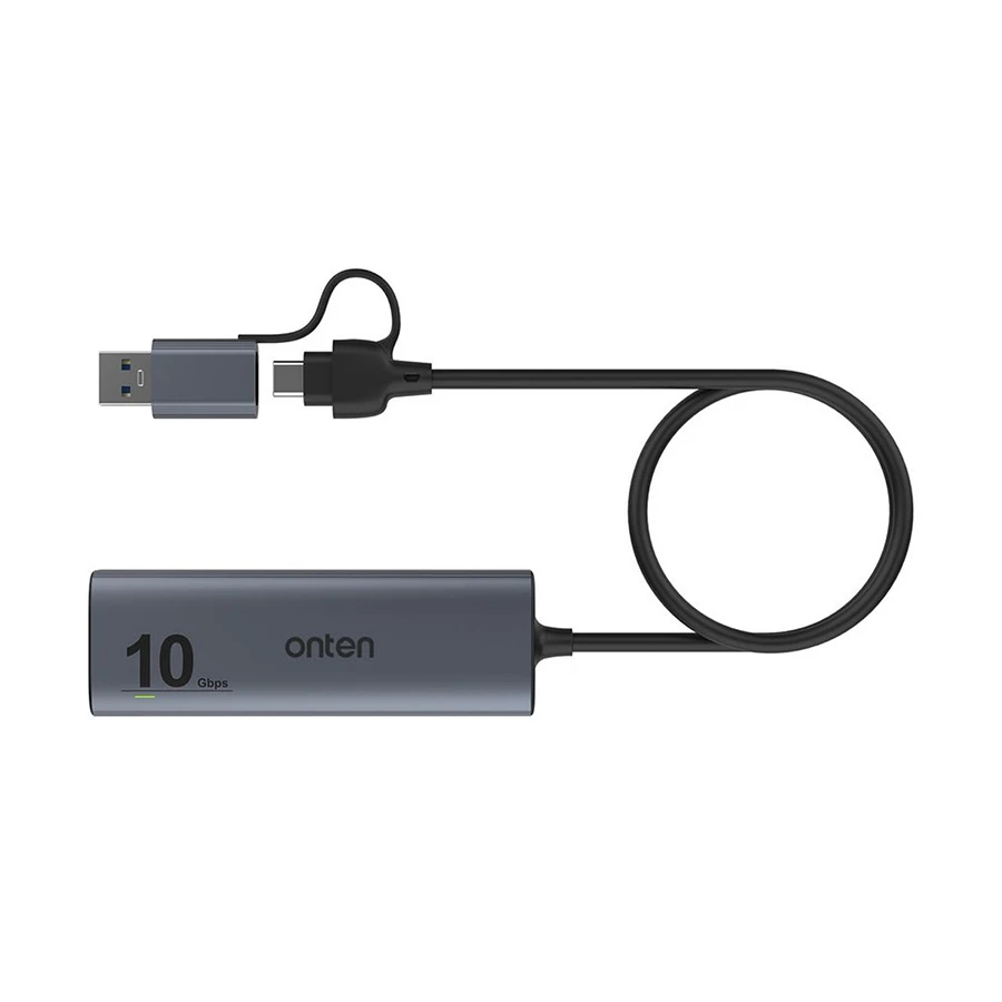 Onten OTN-UCA612 Type-C & USB Male to Dual USB & Tri Type-C Female USB HUB #OTN-UCA612