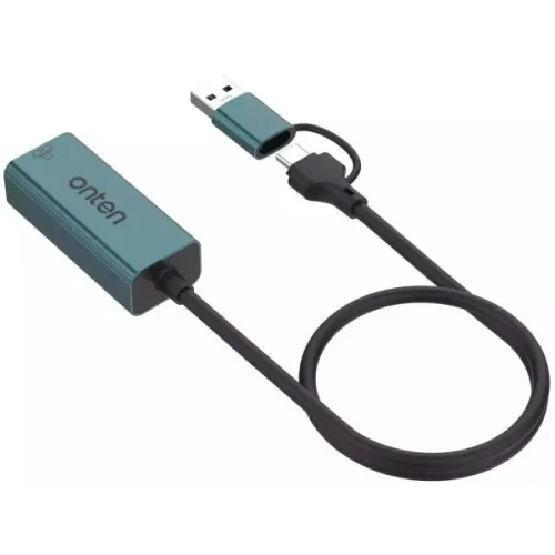 Onten OTN-UE106 USB-C and USB-A to Ethernet Adapter
