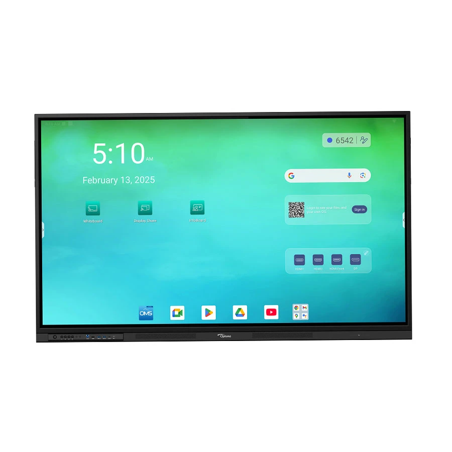 Optoma 3653RK-C2 65 Inch 4K UHD Android 14 Interactive Flat Panel Display