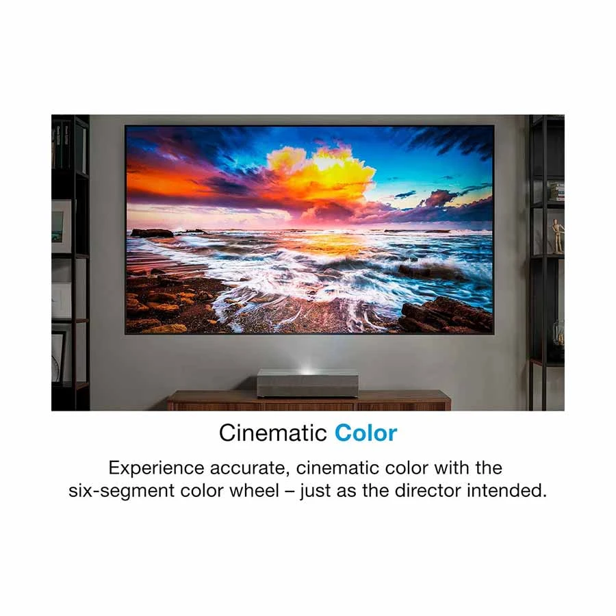 Optoma CinemaX P2 4K UHD Laser DLP Ultra Short Throw Home Projector product view