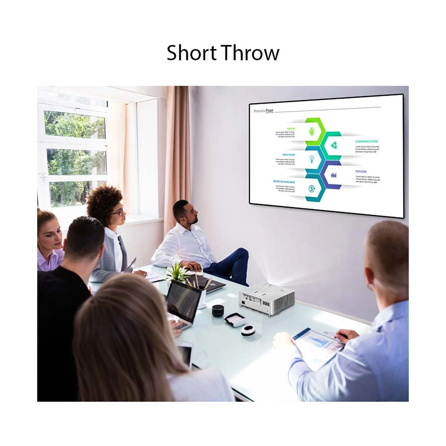 Optoma ZH406ST (4000 Lumens) Short Throw FHD Laser 3D DLP Professional Projector product view