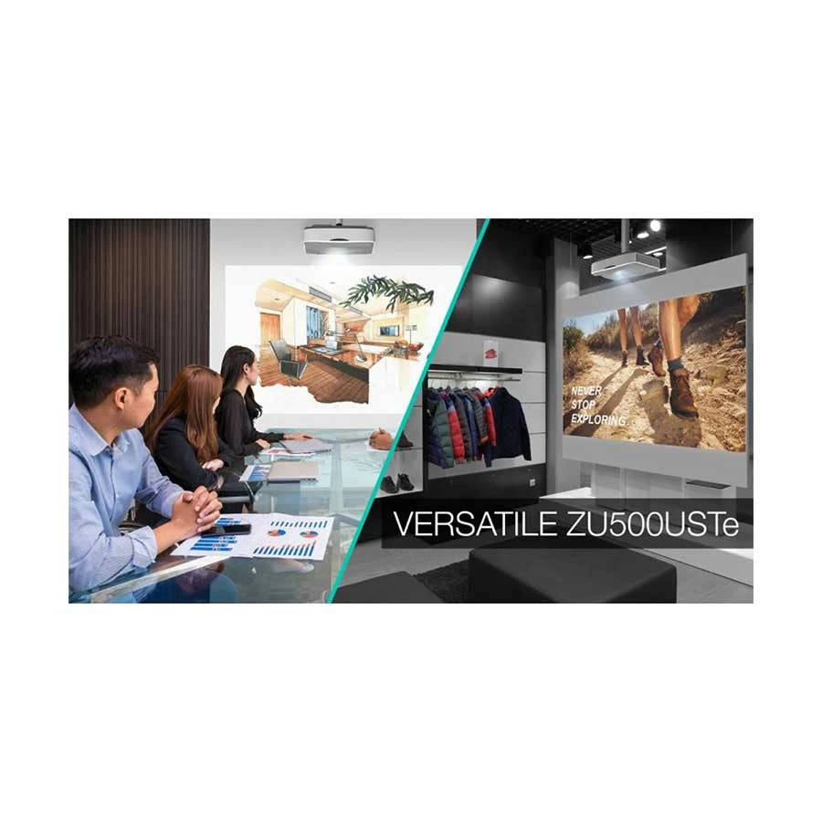 Optoma ZU500USTe (5000 Lumens) DLP WUXGA Ultra Short Throw Projector with Built-in speaker product view