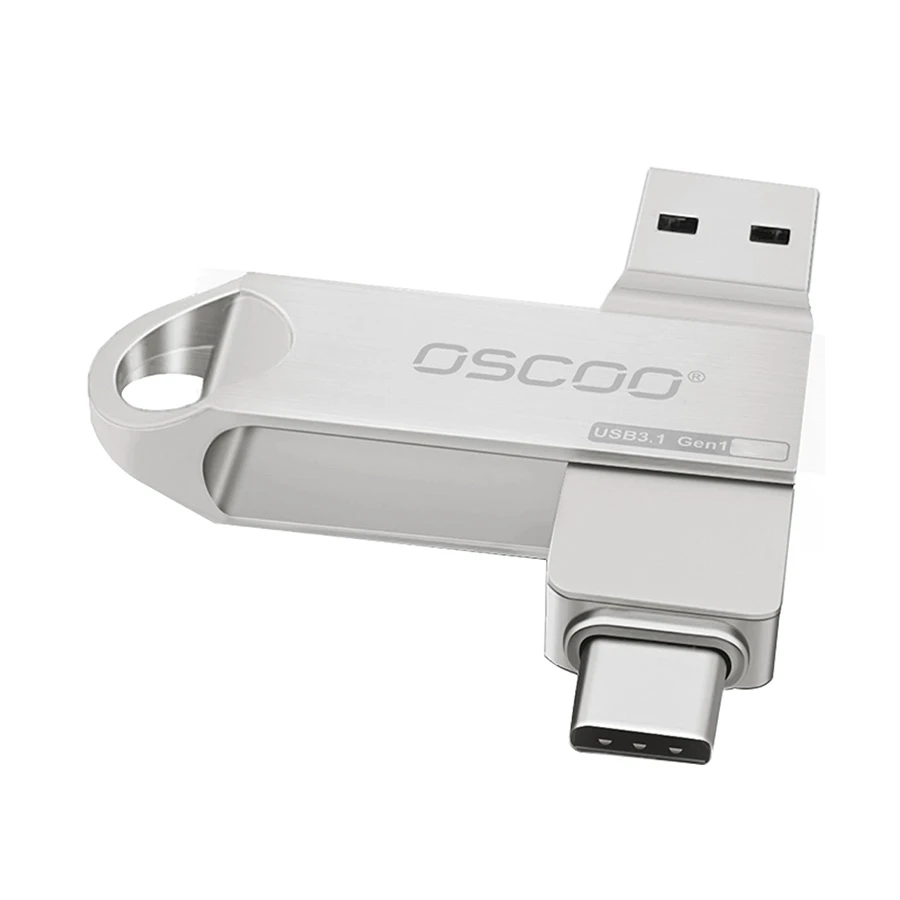 OSCOO CU002 128GB USB 3.1 Gen 1 & Type-C OTG Pen Drive product view