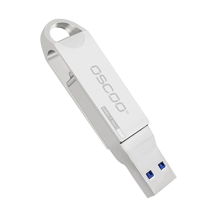 OSCOO CU002 128GB USB 3.1 Gen 1 & Type-C OTG Pen Drive product view