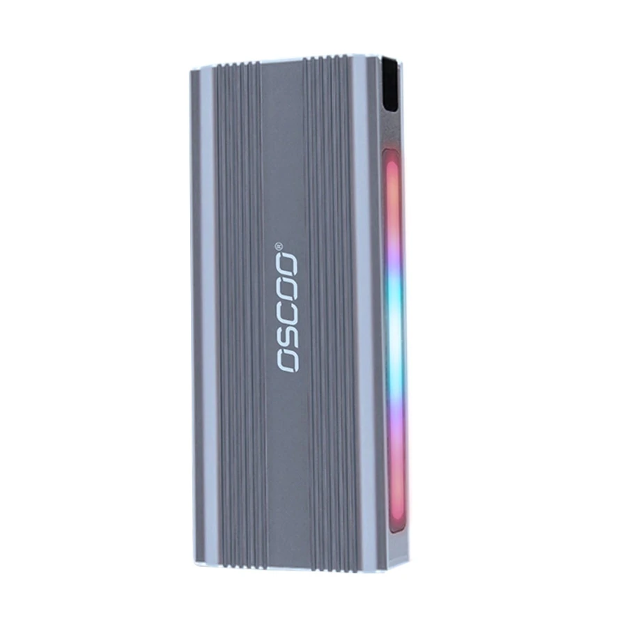 OSCOO LT3 RGB M.2 NVMe & NGFF SSD Enclosure