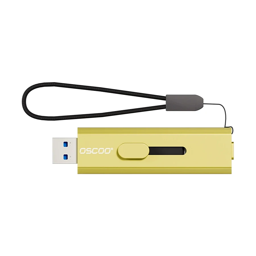 OSCOO T10 1TB USB 3.2 Gen 1 Type-A & Type-C OTG Portable External SSD