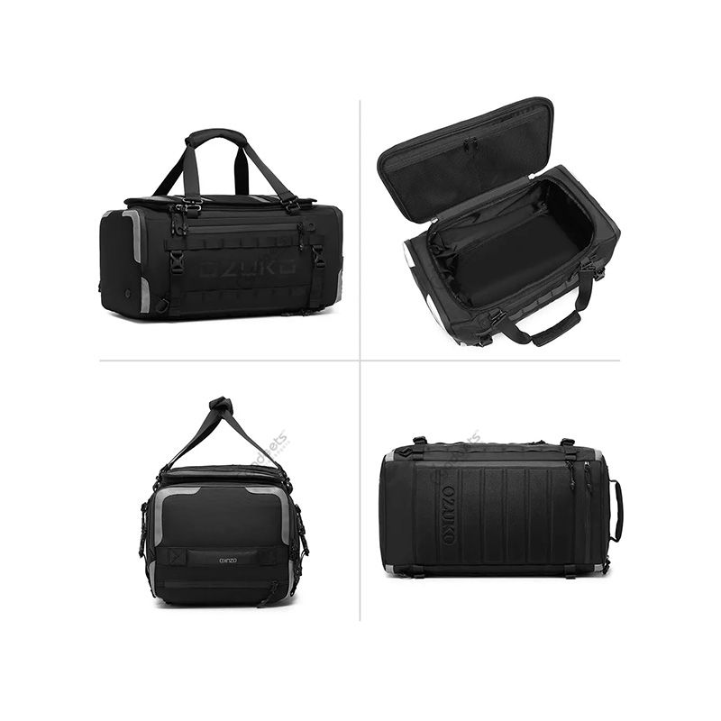 Ozuko 9641 45L Fashion Designer Weekender Duffel Bag Business Travel Luggage - official view 2