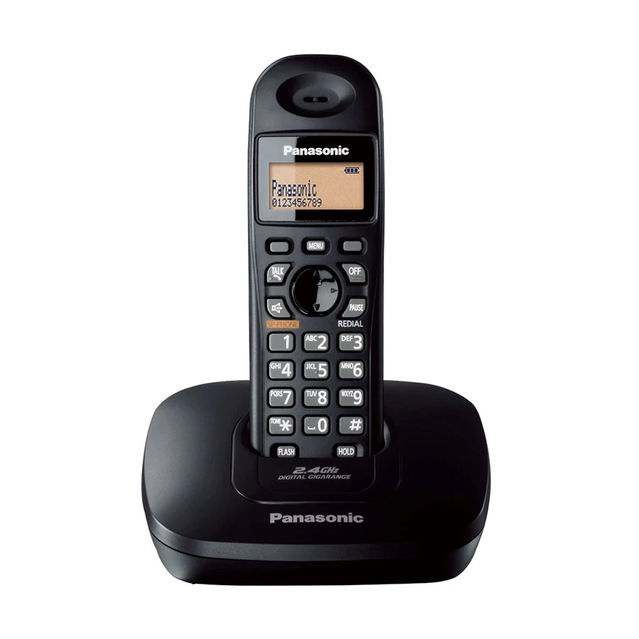 Panasonic KX-TG3611SX Single Line 2.4GHz Digital Cordless Phone Set