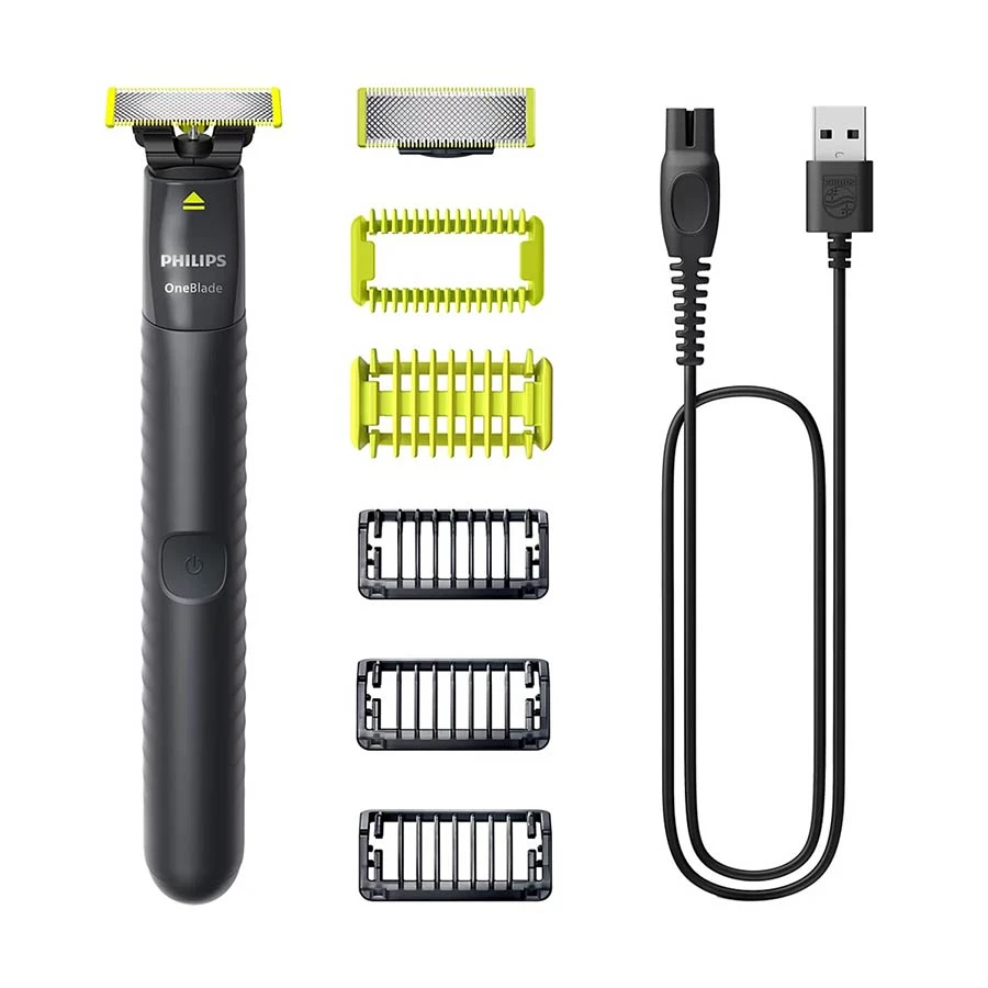 Philips OneBlade QP1624 Cordless Charcoal Face & Body Trimmer