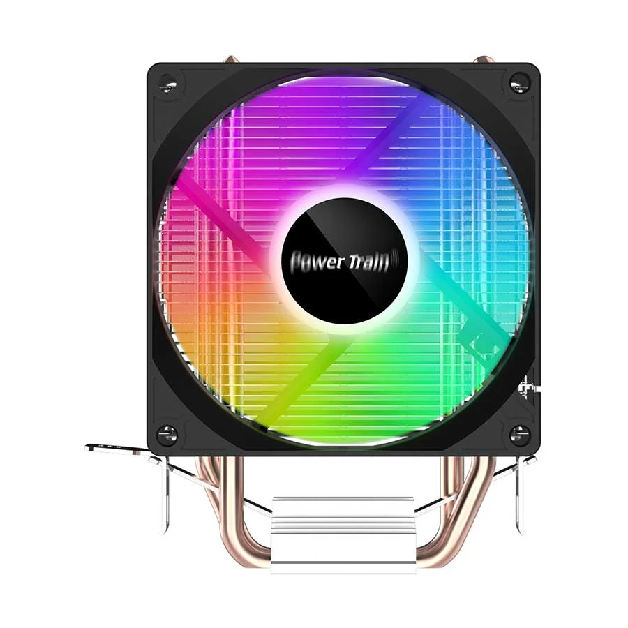 Power Train DL-200T RGB & Silver Air CPU Cooler