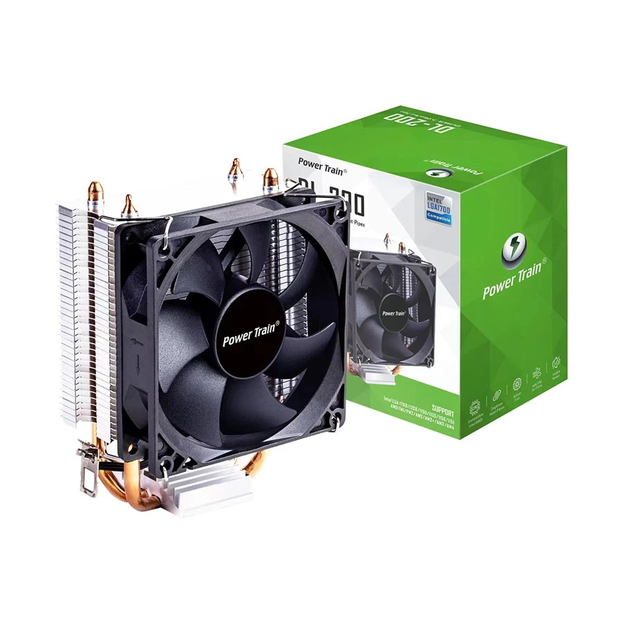 Power Train DL-200T & Silver Air CPU Cooler