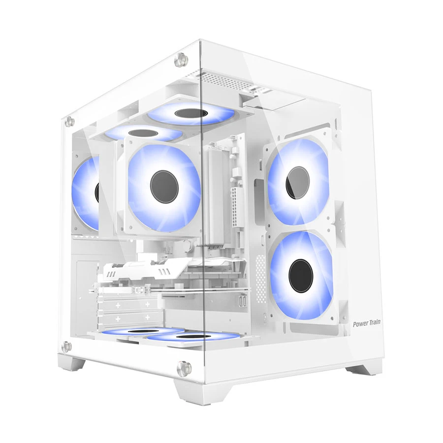 Power Train G777 Mid Tower Micro-ATX Gaming Desktop Casing #PT-G777W