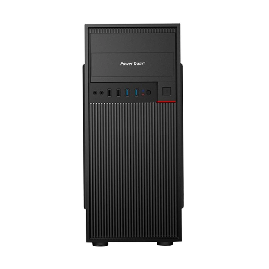 Power Train PT-277B Mid Tower ATX Desktop Case with Standard PSU