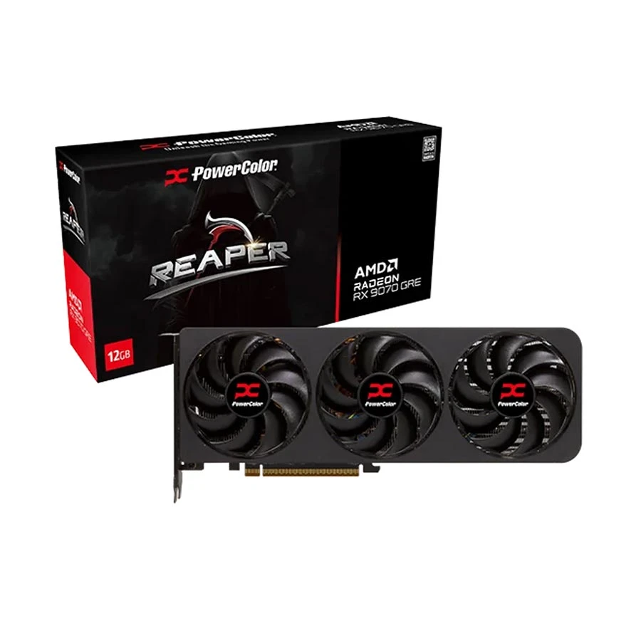 PowerColor Reaper AMD Radeon RX 9070 GRE 12GB GDDR6 Graphics Card
