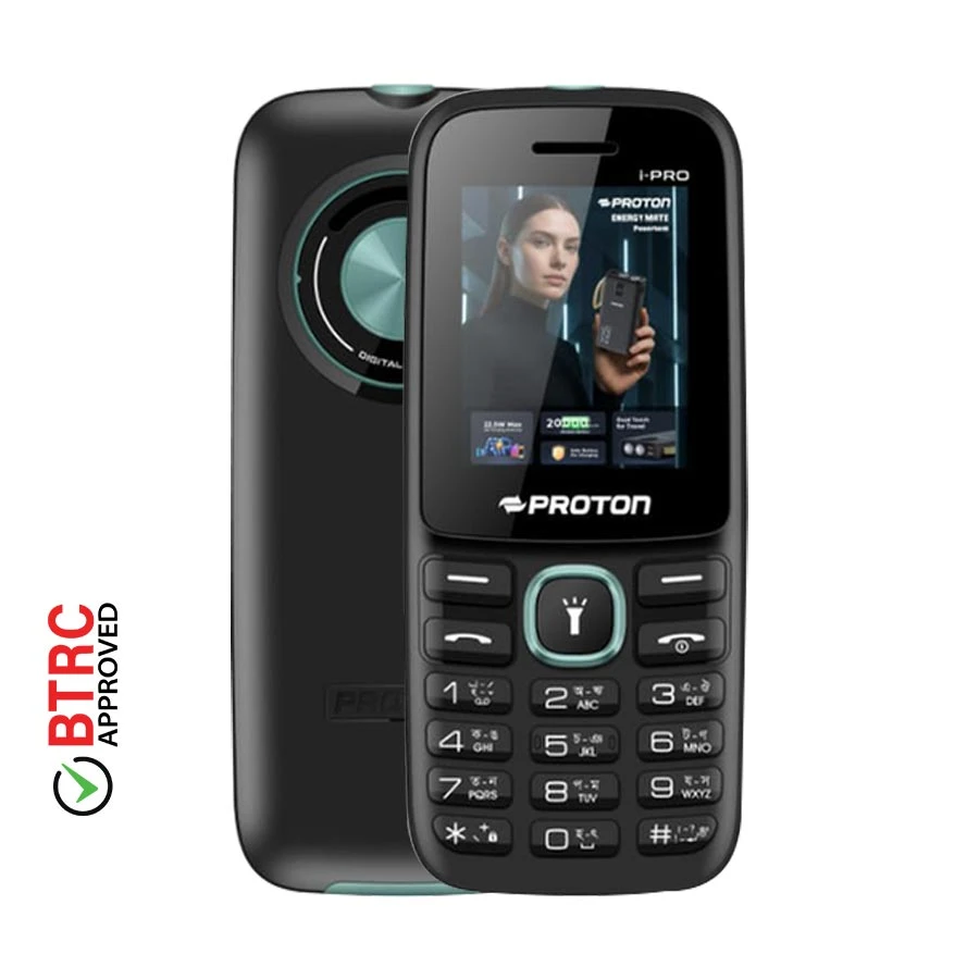 Proton i-Pro Olive- Feature Phone (Dual Sim)