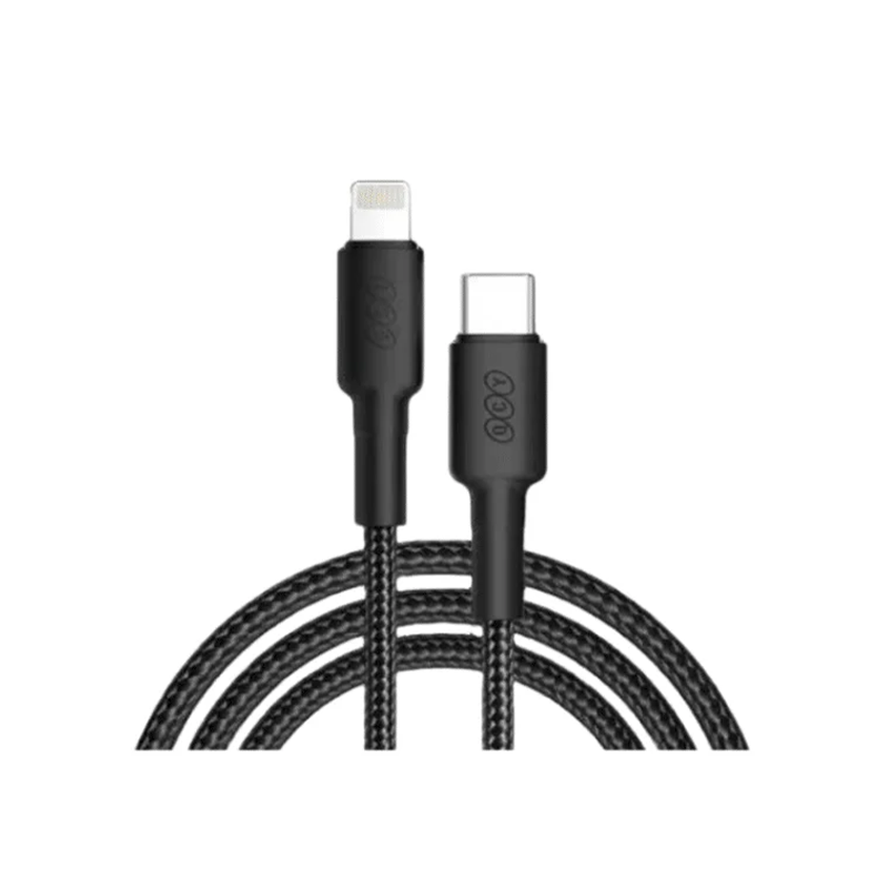 QCY DC08 1.2Meter Fast Charge PD Type-C Lightning Cable - 30W