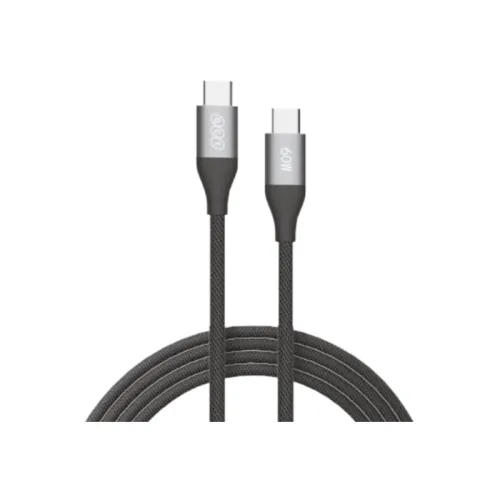 QCY DC21 60W Braided Type-C to Type-C Cable