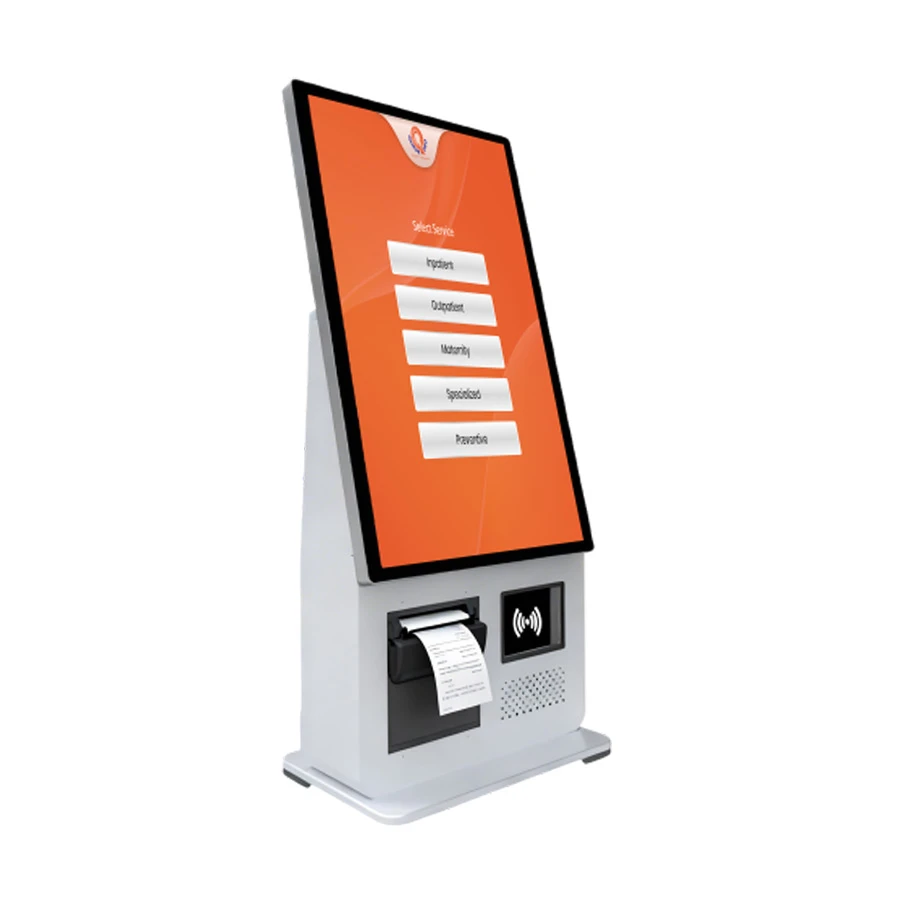 Queue Pro QPK-TTSK-WIN-15.6 Intel Core i5 15.6 Inch Touch Display 8GB RAM 256GB Storage All In One Self Checkout Desktop POS Terminal