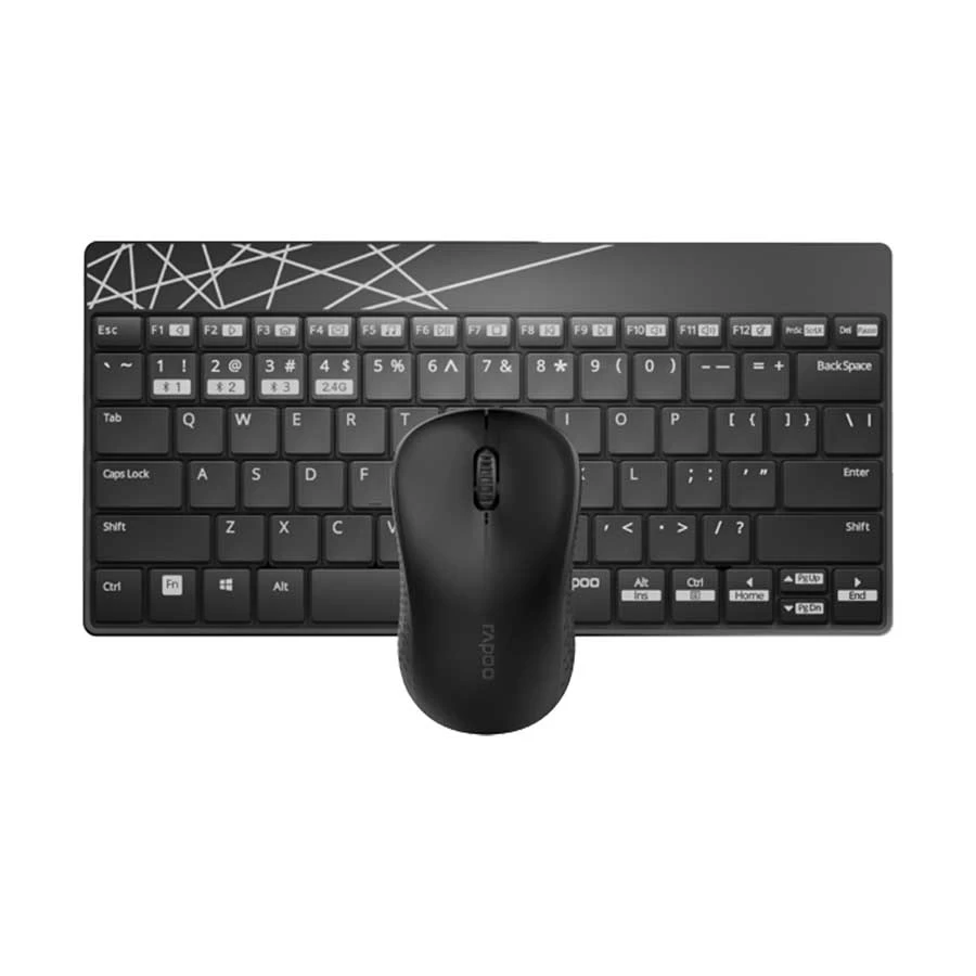 Rapoo 8000M Bluetooth Keyboard & Mouse Combo
