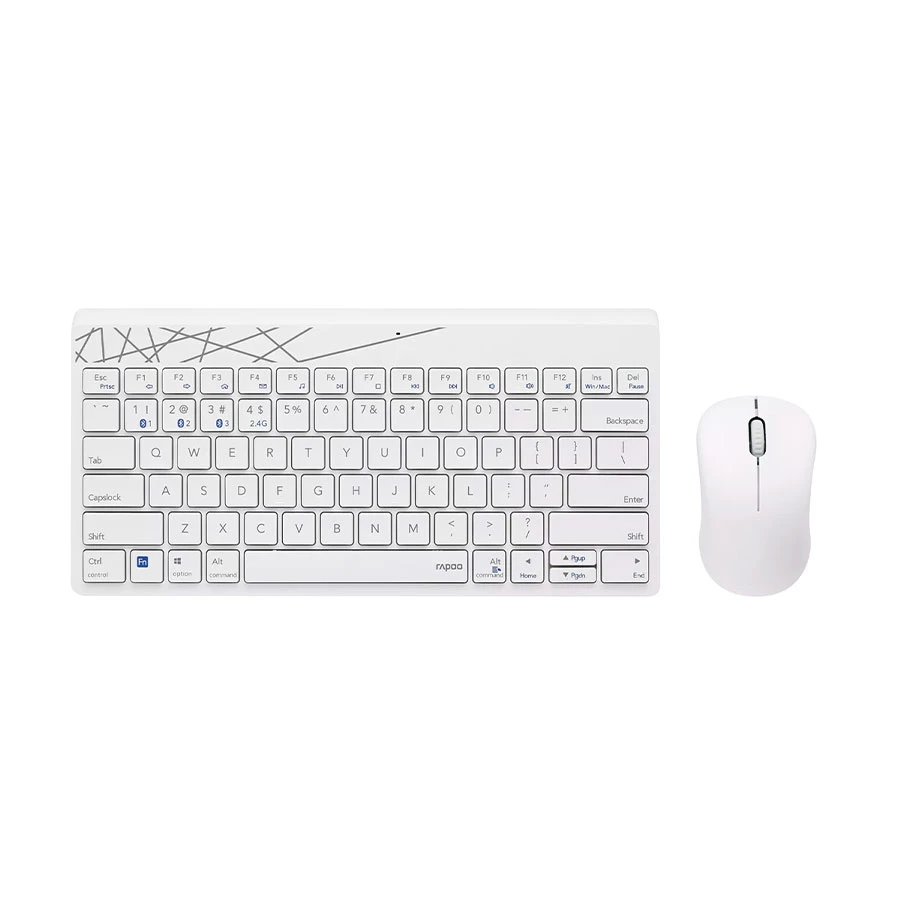Rapoo 8000M Dual Mode Bluetooth Keyboard & Mouse Combo