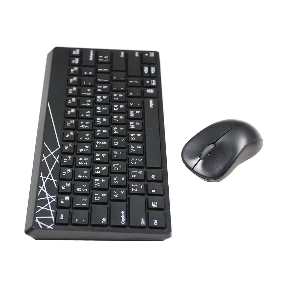 Rapoo 8000S Wireless Keyboard & Mouse Combo with Bangla product view