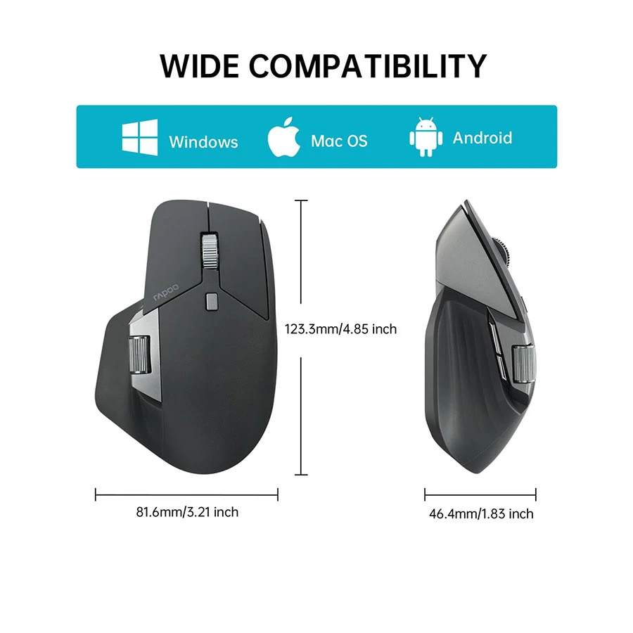 Rapoo MT760L Bluetooth (Dual Mode) Light Mouse product view