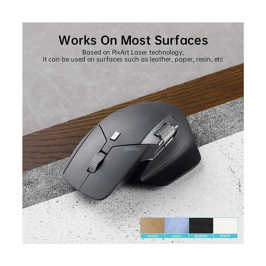 Rapoo MT760L Bluetooth (Dual Mode) Light Mouse product view