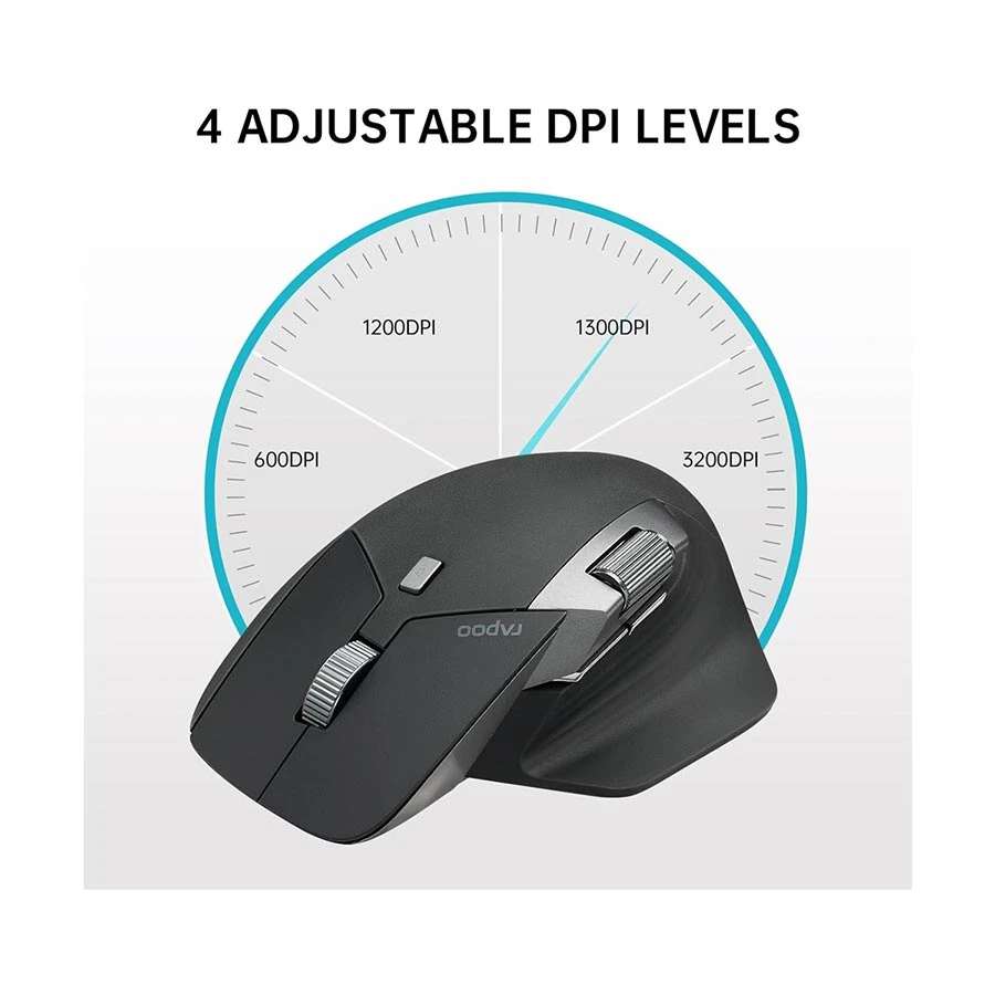 Rapoo MT760L Bluetooth (Dual Mode) Light Mouse product view