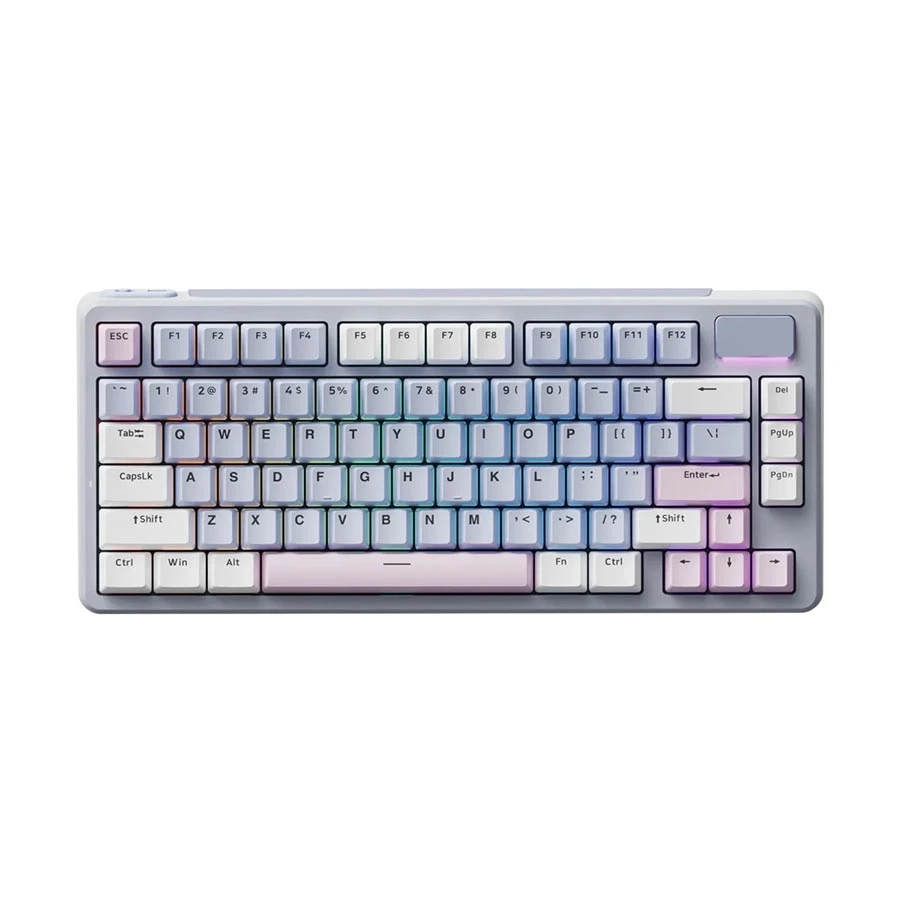 Rapoo V700DIY-75 RGB (Tri Mode) ( Switch) Pink & Blue + White Mechanical Gaming Keyboard
