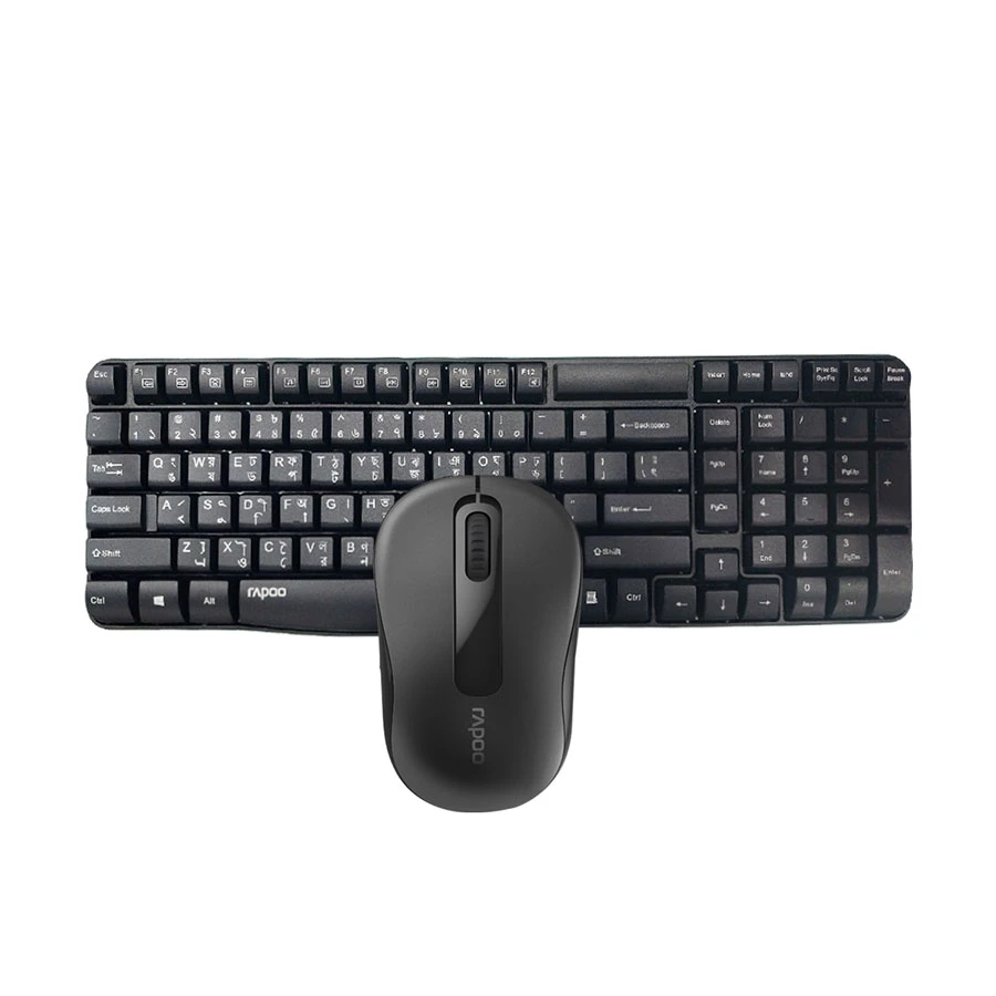 Rapoo X1800S Wireless Keyboard & Mouse Combo with Bangla product view