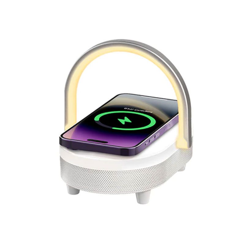 Recci RLS-L16 4-in-1 Speaker and Wireless Charger 15W - official view 4